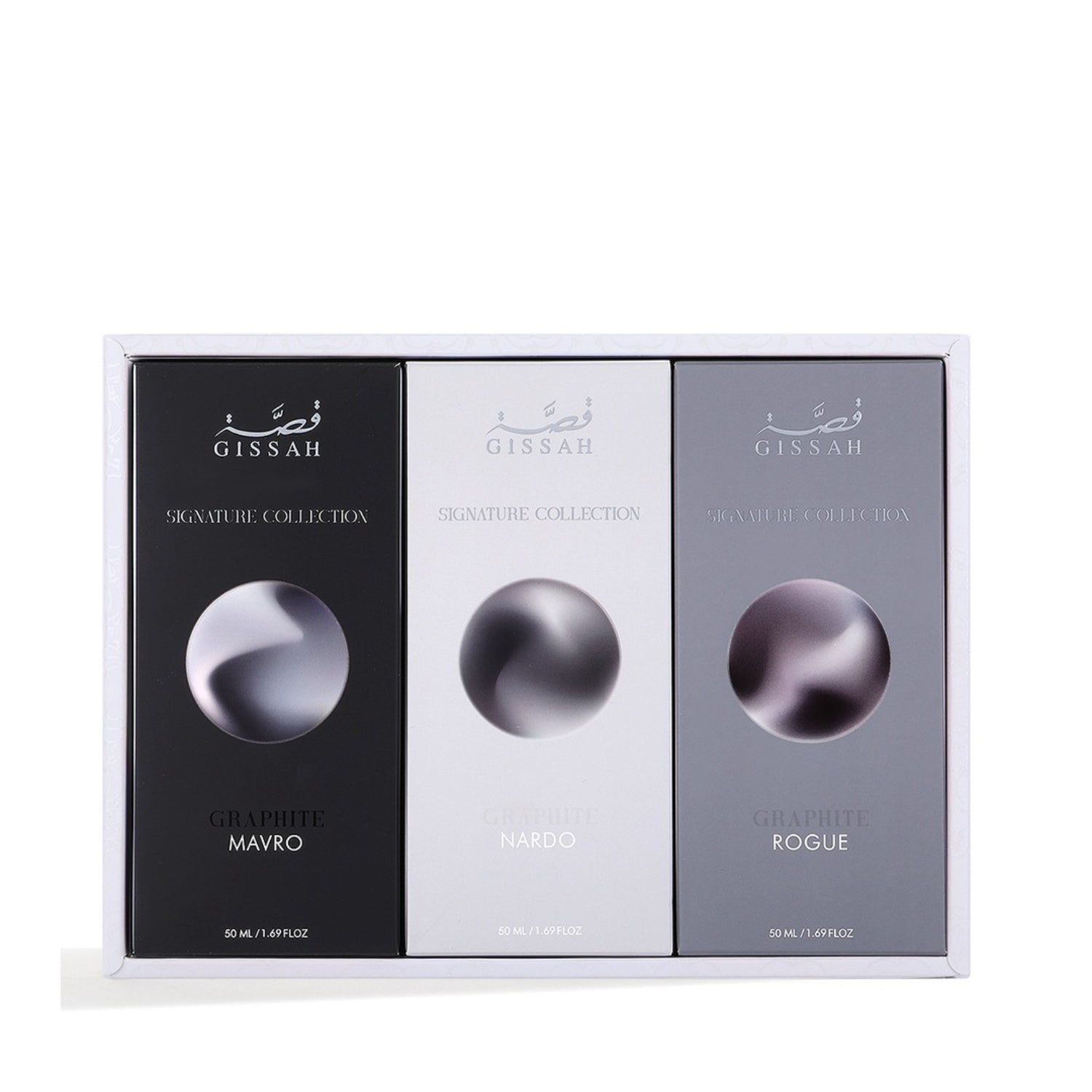 Buy Gissah Graphite set- 3x50ml - Gissah Perfumes UAE