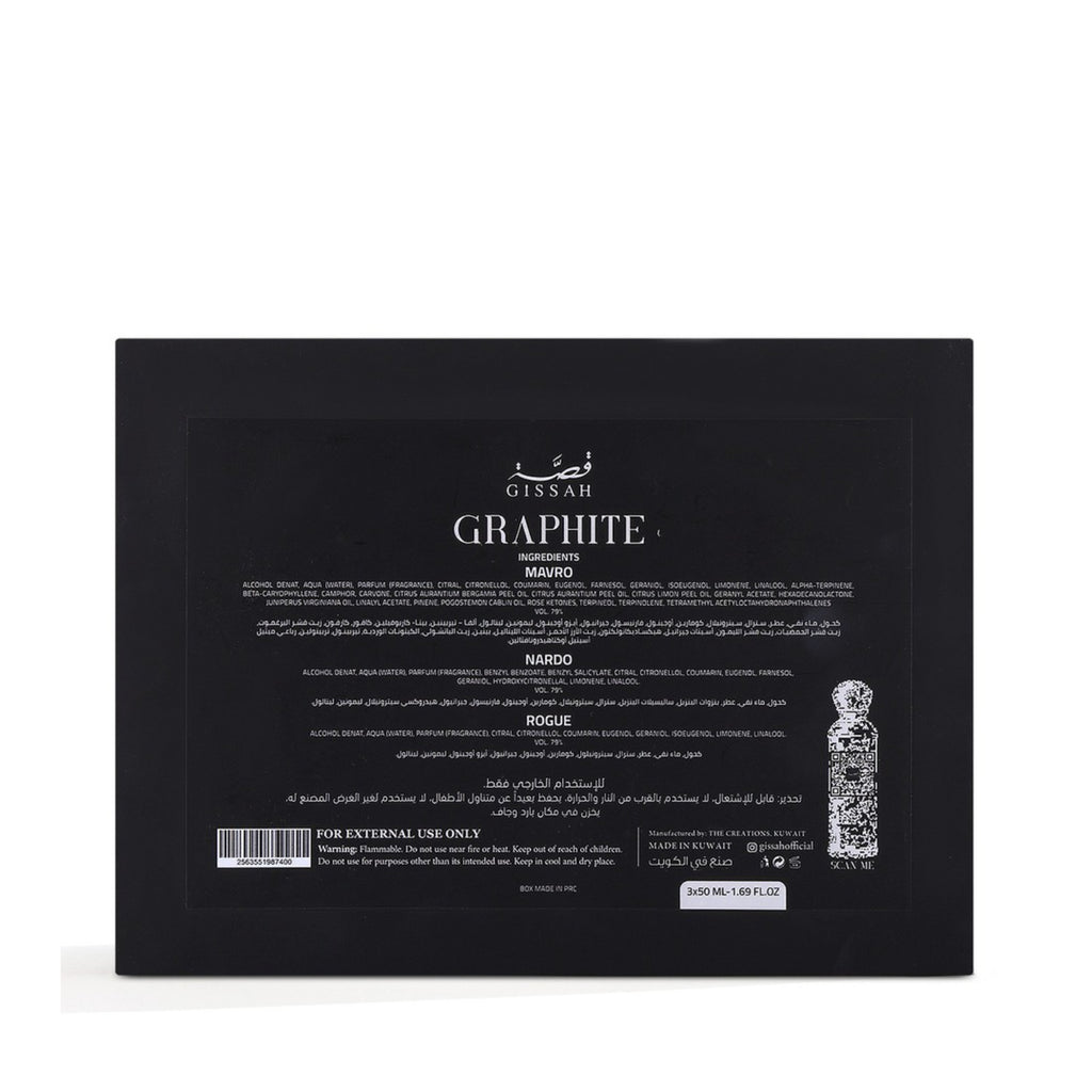Graphite set- 3x50ml